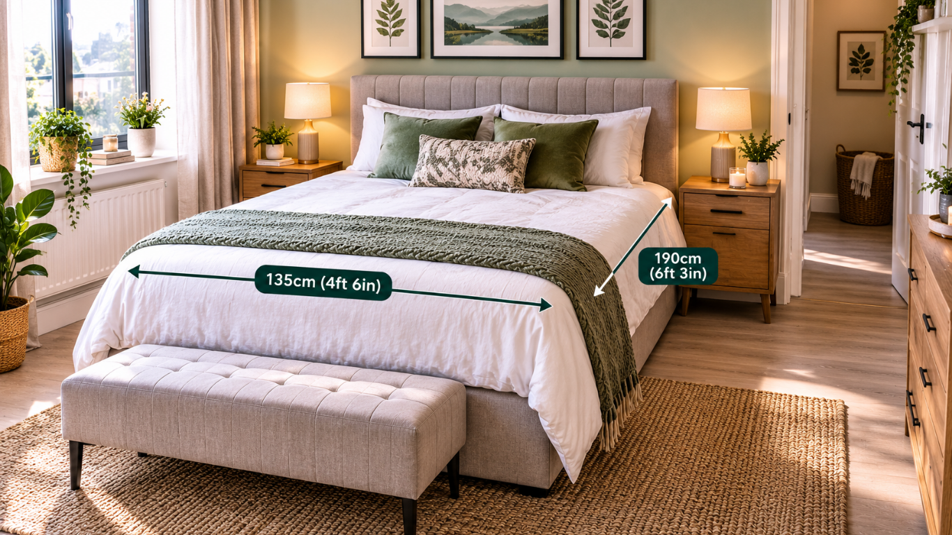 Standard Double Bedroom Size UK