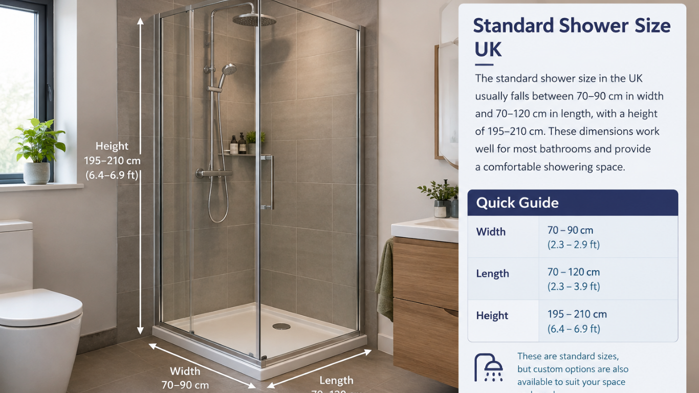 Standard Shower Size UK